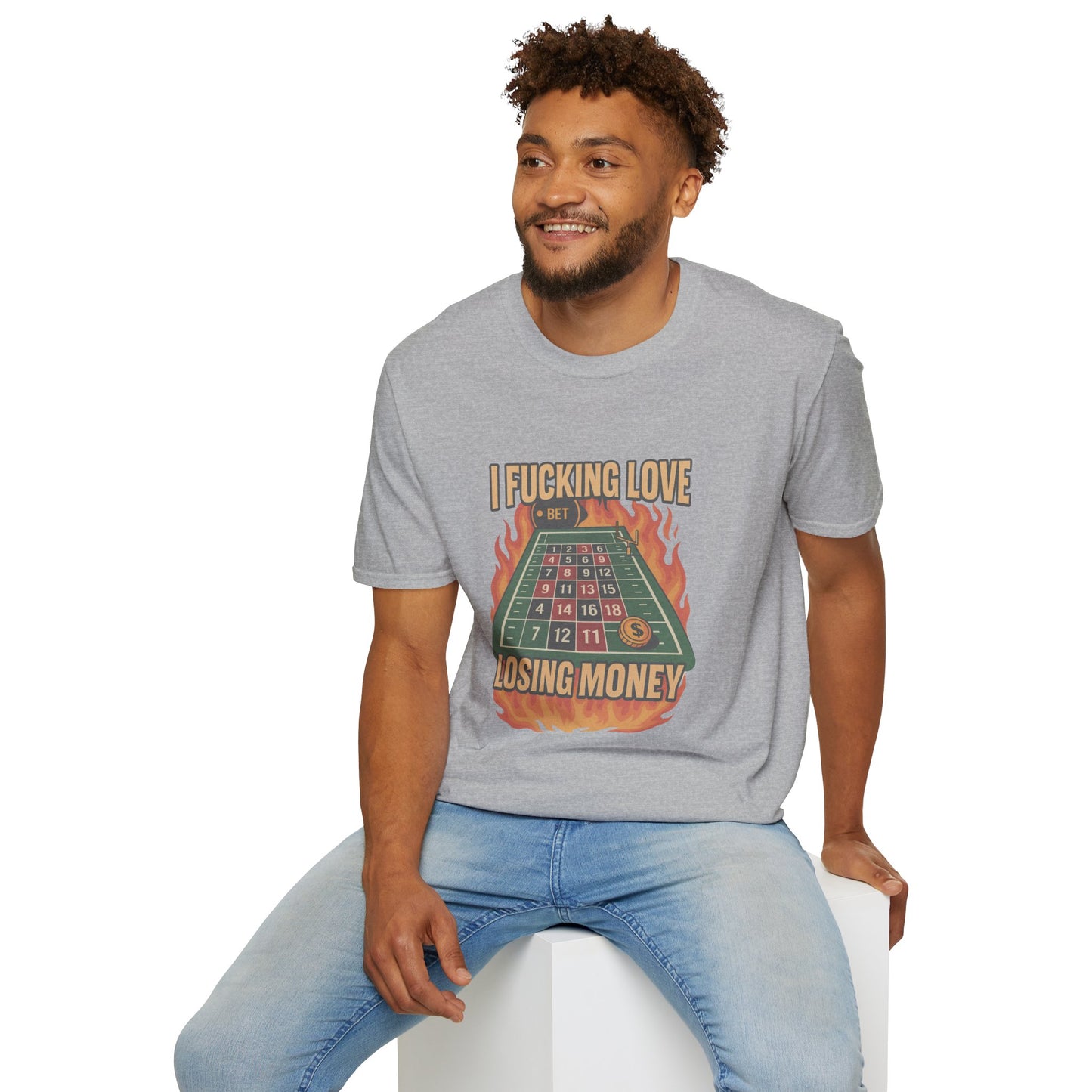 I F*ing Love Losing Money Tee 🎲 | Funny Gambling & Sports Betting Parody Shirt