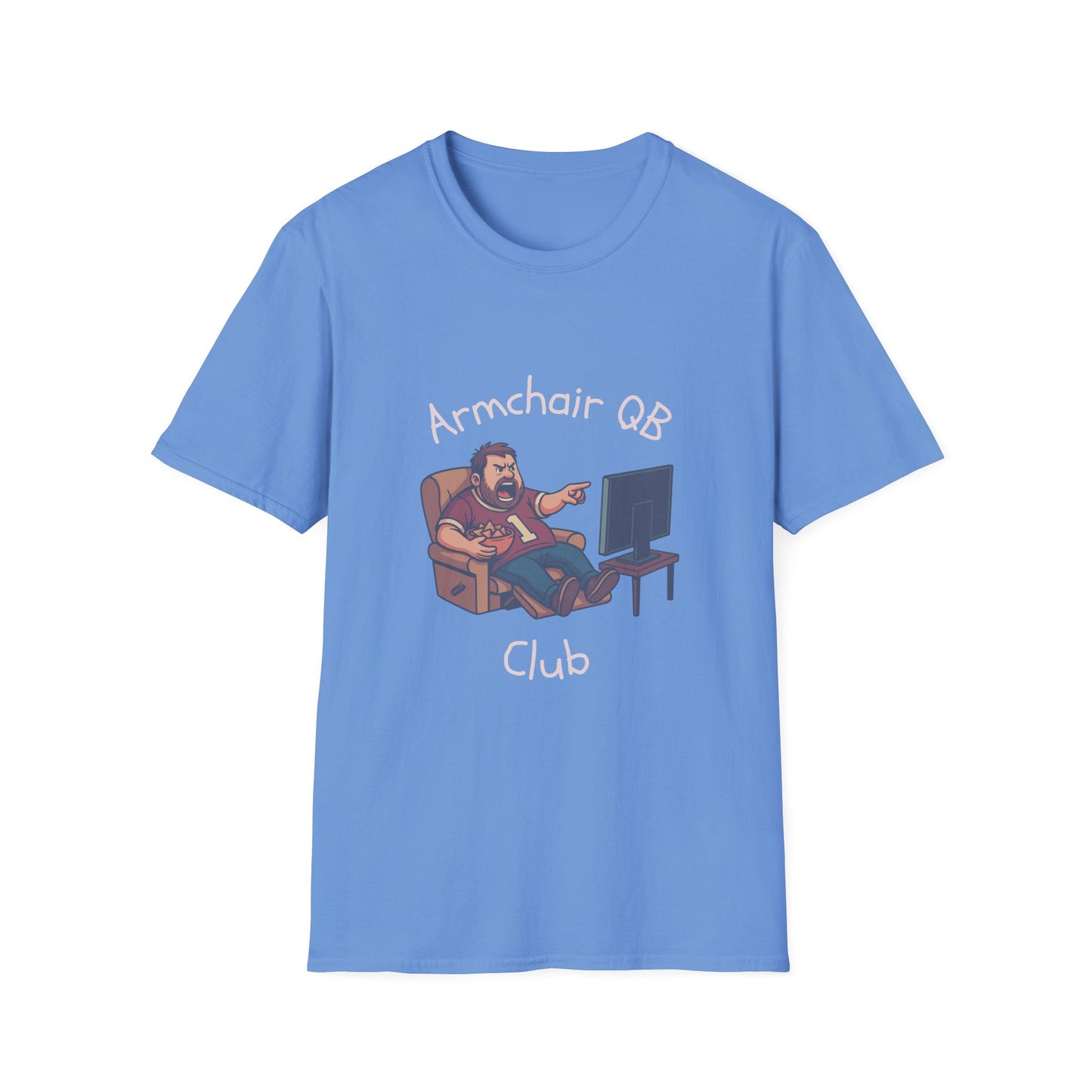 Armchair QB Club Tee π Funny Dad Sports Fan Shirt β Unisex Softstyle T-shirt
