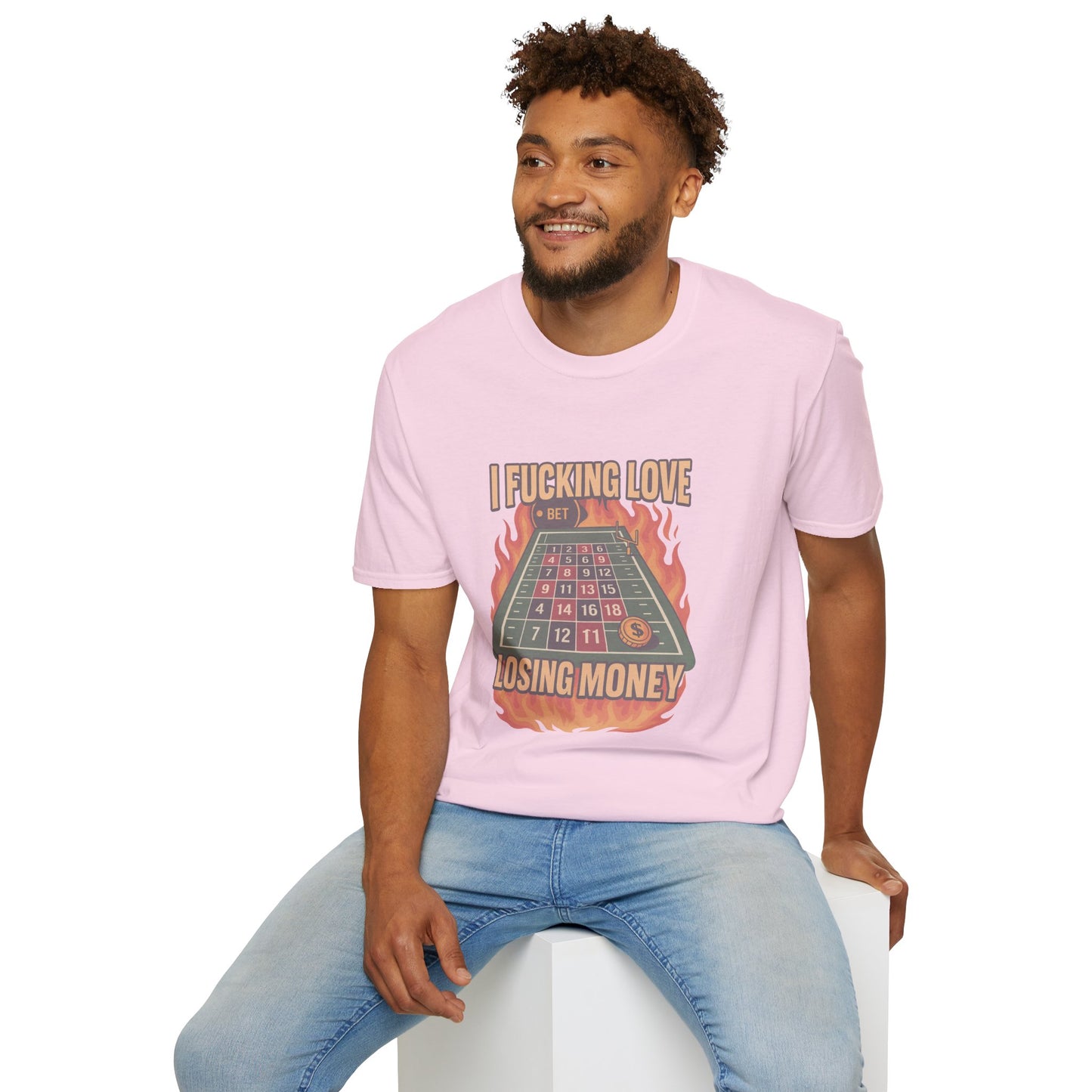 I F*ing Love Losing Money Tee 🎲 | Funny Gambling & Sports Betting Parody Shirt