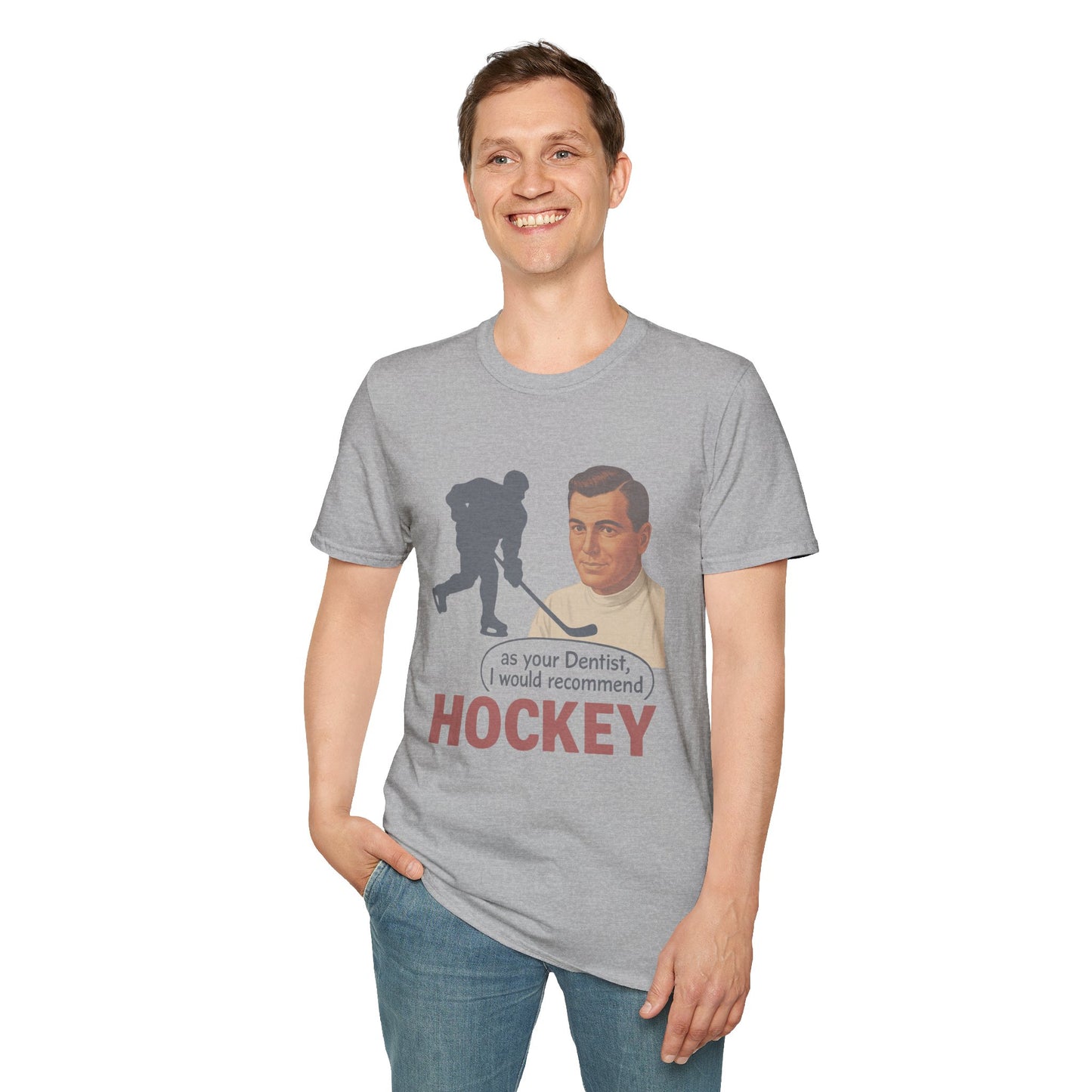 Hockey Dentist Tee π¦·π | Funny Dentist & Hockey Fan Graphic Shirt