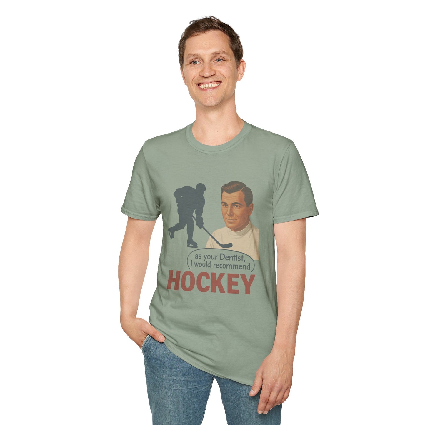 Hockey Dentist Tee 🦷🏒 | Funny Dentist & Hockey Fan Graphic Shirt