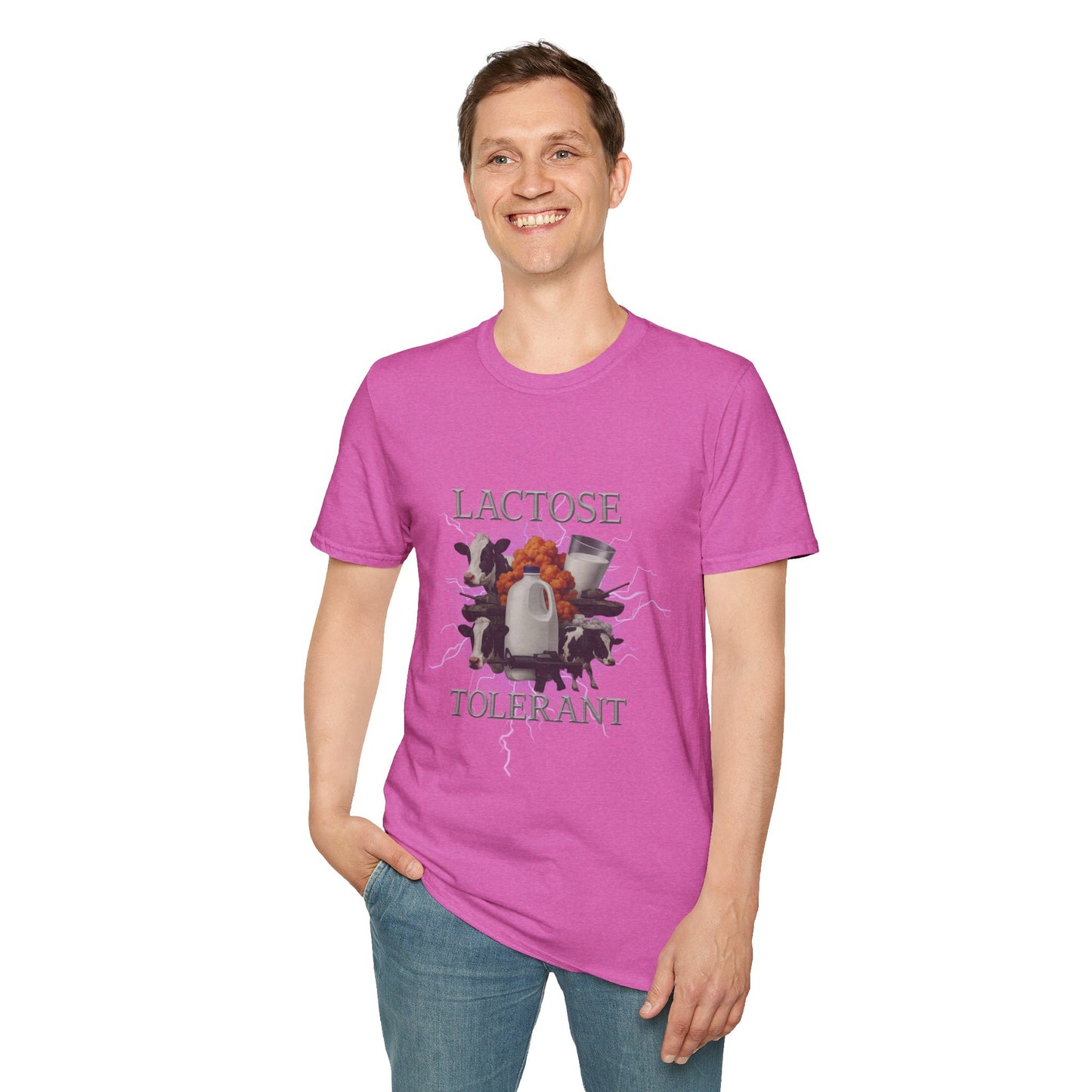 Lactose Tolerant Tee 🥛 Funny Chaos Milk Lover & Dairy Humour Shirt