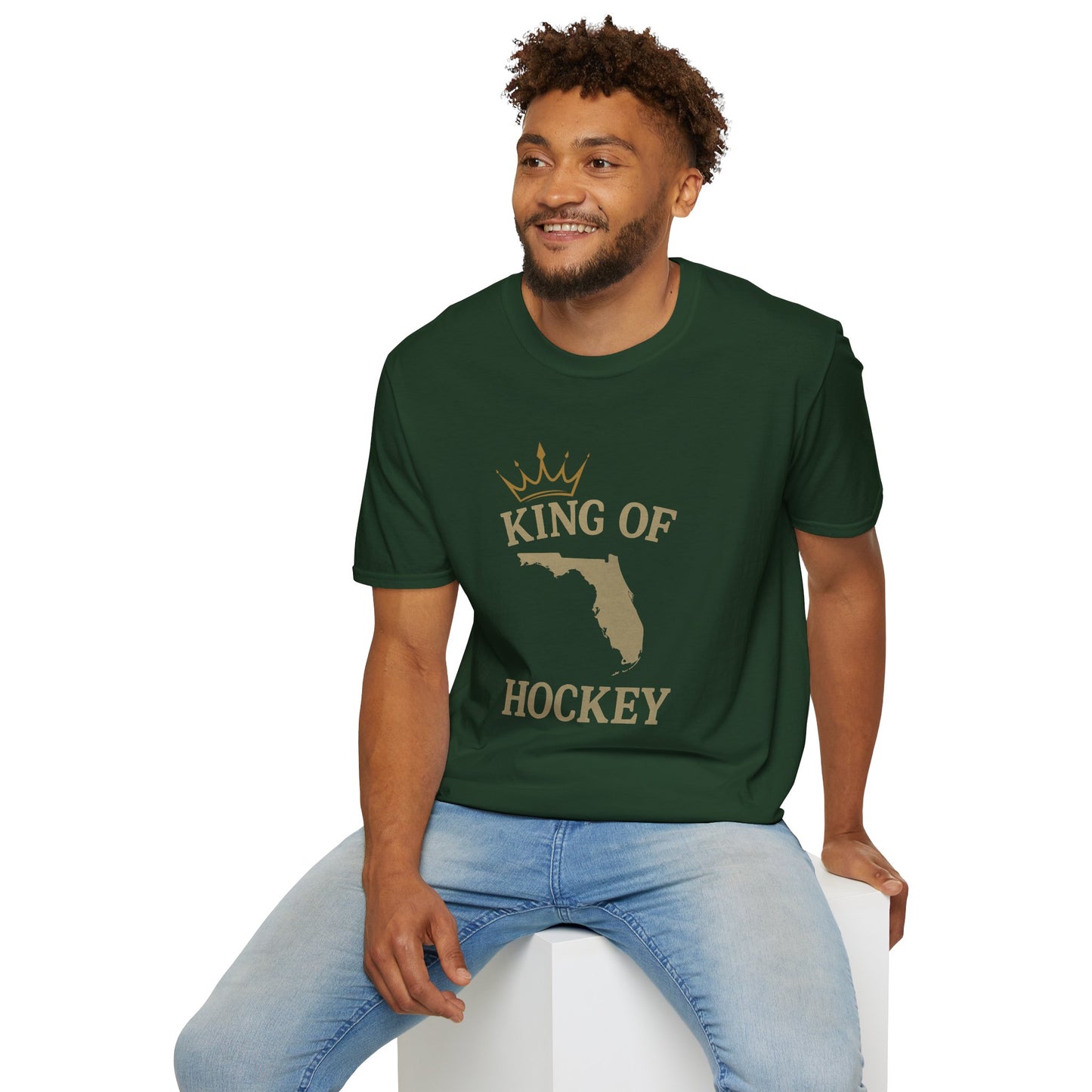 King of Hockey – Florida Hockey Fan Tee 🏆 | Unisex Softstyle Shirt