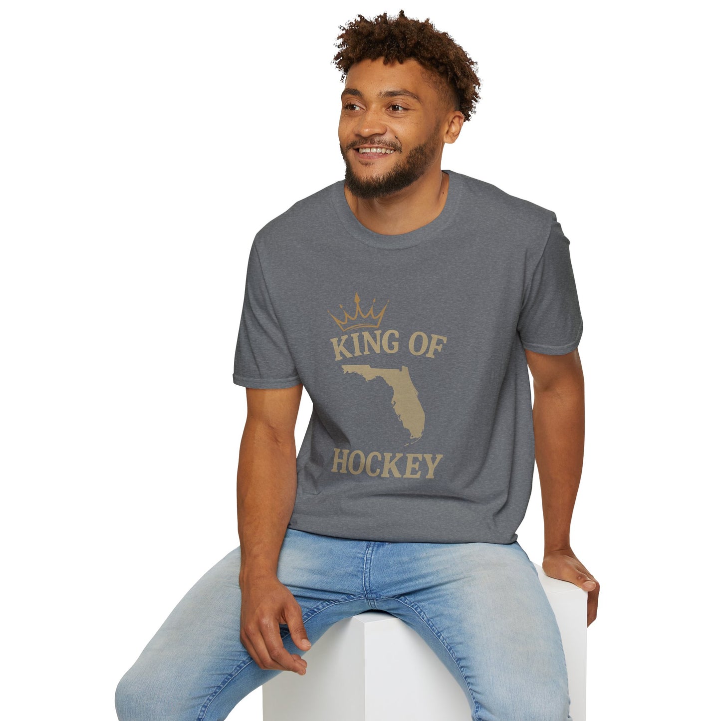 King of Hockey – Florida Hockey Fan Tee 🏆 | Unisex Softstyle Shirt